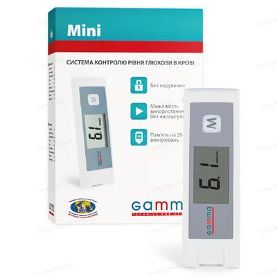 Глюкометр Gamma Mini