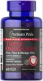 Омега 3-6-9 Puritan's Pride Omega 3-6-9 Triple Maximum Strength 1200 мг, 60 гелевих капсул