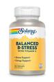 Сбалансированный В-стресс с витамином С Solaray Balanced B-stress with vitamin C, 100 капсул