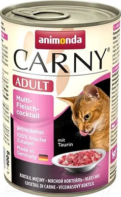 Консерви для кішок Animonda Carny мультим'ясний коктейль, 400 г (6 шт)