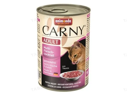 Консерви для кішок Animonda Carny Adult мультим'ясний коктейль, 200 г (6 шт)