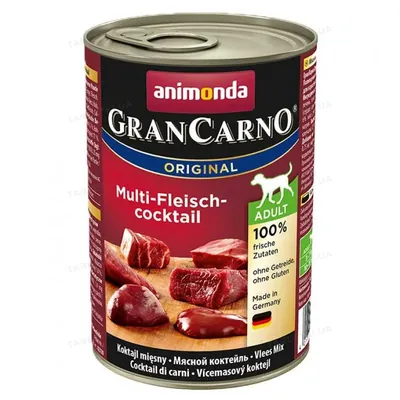 Консерви для собак Animonda GranCarno мультим'ясний коктейль, 800 г (6 шт)