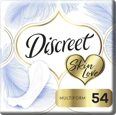 Прокладки щоденні Discreet Skin Love Multiform, 54 шт