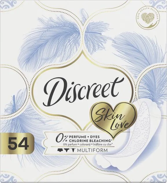 Прокладки щоденні Discreet Skin Love Multiform, 54 шт