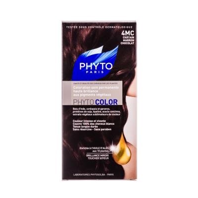 Крем-краска Phyto Phytocolor, тон 4МС шатен шоколадно-каштановый, 60 мл + 40 мл