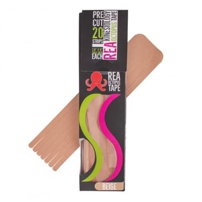 Кинезио тейп REA TAPE Octopus 5 см х 30 см, бежевый