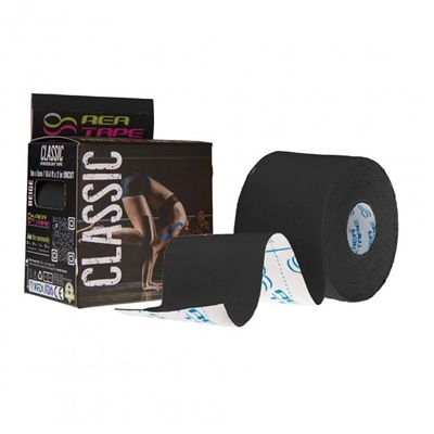 Кинезио тейп REA TAPE Classic 5 см х 5 м, черный