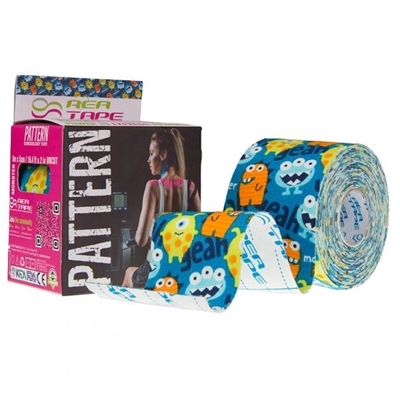 Кинезио тейп REA TAPE Pattern 5 см х 5 м, монстрики