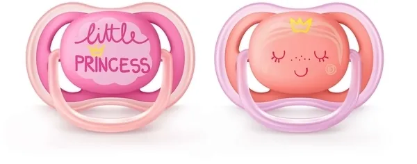 Пустушка силіконова Philips Avent Ultra Air SCF343/22, 6-18 місяців, 2 шт