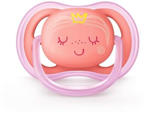 Пустышка силиконовая Philips Avent Ultra Air SCF343/22, 6-18 месяцев, 2 шт