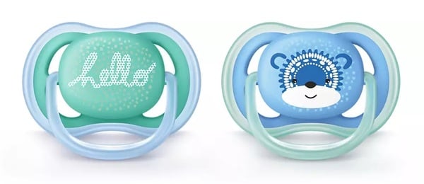 Пустышка силиконовая Philips Avent Ultra Air SCF342/22, 6-18 месяцев, 2 шт