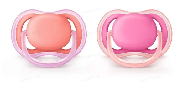Пустушка силіконова Philips Avent Ultra Air SCF245/22, 6-18 місяців, 2 шт