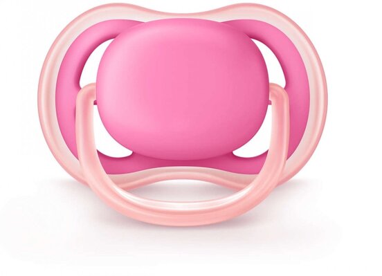 Пустышка силиконовая Philips Avent Ultra Air SCF245/22, 6-18 месяцев, 2 шт