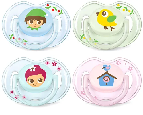 Пустушка силіконова Philips Avent Classic SCF169/43, 0-6 місяців, 2 шт