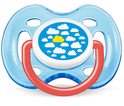 Пустышка силиконовая Philips Avent Freeflow SCF172/12, 0-6 месяцев, для мальчиков, 1 шт
