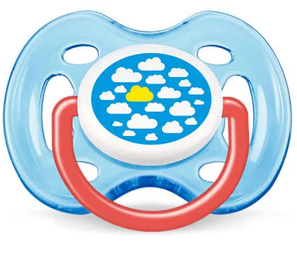 Пустушка силіконова Philips Avent Freeflow SCF172/12, 0-6 місяців, для хлопчиків, 1 шт
