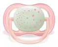 Пустушка силіконова Philips Avent Ultra Air Nighttime SCF376/12, 0-6 місяців, 2 шт