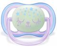 Пустушка силіконова Philips Avent Ultra Air Nighttime SCF376/12, 0-6 місяців, 2 шт