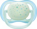 Пустушка силіконова Philips Avent Ultra Air Nighttime SCF376/11, 0-6 місяців, 2 шт