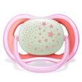 Пустушка силіконова Philips Avent Ultra Air Nighttime SCF376/22, 6-18 місяців, 2 шт