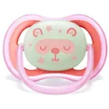 Пустушка силіконова Philips Avent Ultra Air Nighttime SCF376/22, 6-18 місяців, 2 шт