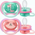 Пустышка силиконовая Philips Avent Ultra Air SCF349/12 ортодонтическая, 18+ месяцев, 2 шт