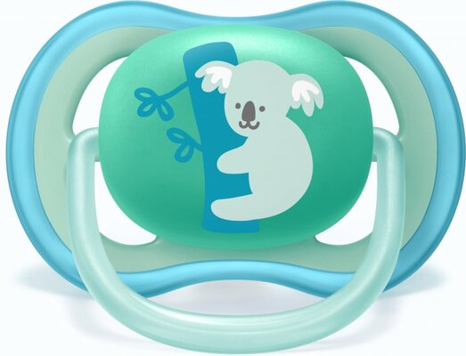 Пустышка силиконовая Philips Avent Ultra Air SCF349/11 ортодонтическая, 18+ месяцев, 2 шт