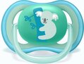 Пустышка силиконовая Philips Avent Ultra Air SCF349/11 ортодонтическая, 18+ месяцев, 2 шт