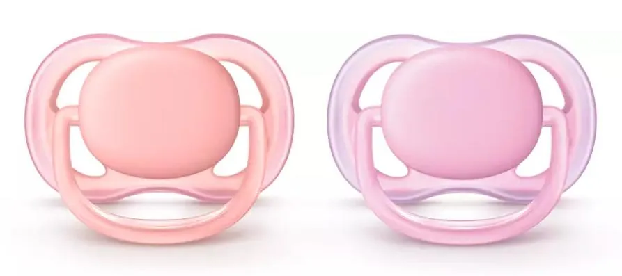 Пустушка силіконова Philips Avent Ultra Air SCF245/20, 0-6 місяців, 2 шт