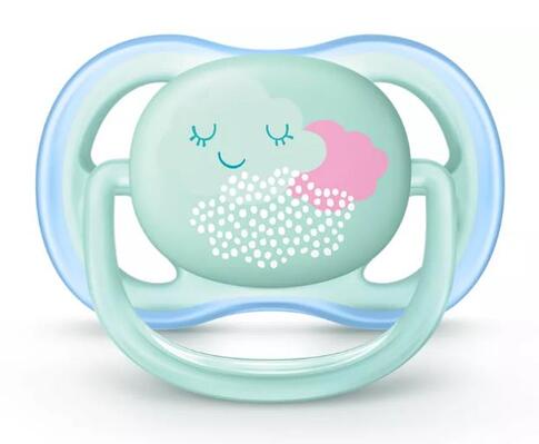 Пустышка силиконовая Philips Avent Ultra Air SCF343/20, 0-6 месяцев, 2 шт