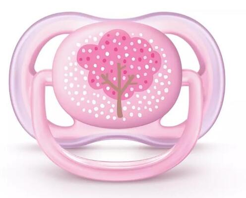 Пустышка силиконовая Philips Avent Ultra Air SCF343/20, 0-6 месяцев, 2 шт