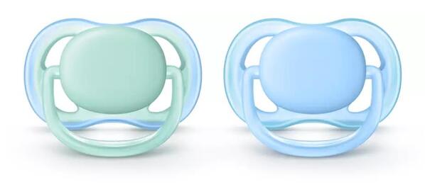 Пустышка силиконовая Philips Avent Ultra Air SCF244/20, 0-6 месяцев, 2 шт