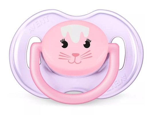 Пустышка силиконовая Philips Avent Classic Кролик Трумен и его друзья SCF182/13, 0-6 месяцев, 2 шт