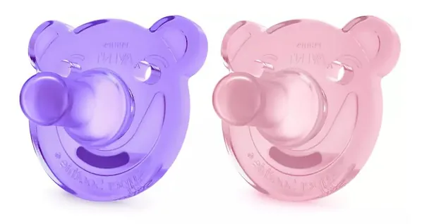Пустушка силіконова Philips Avent Soothie SCF194/02 фігурна, 0-3 місяців, 2 шт