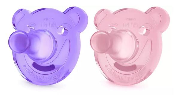 Пустышка силиконовая Philips Avent Soothie SCF194/05 фигурная, с 3 месяцев, 2 шт