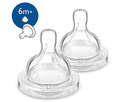 Соска силиконовая Philips Avent Classic SCF636/27, для густой еды, от 6 месяцев, 2 шт