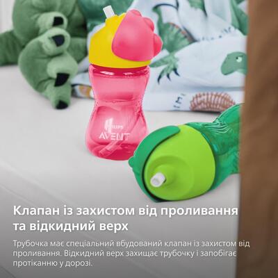 Чашка Philips Avent SCF798/02 з трубочкою з 12 місяців, 300 мл