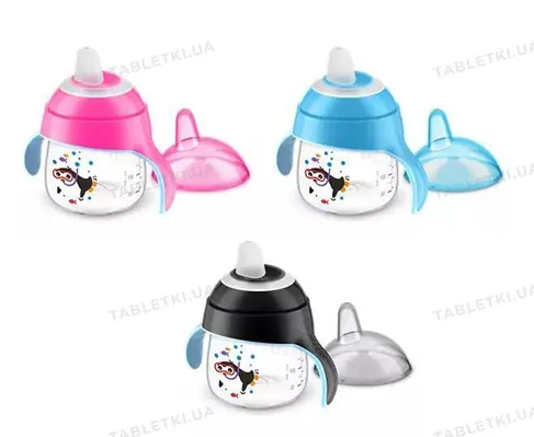 Чашка-непроливайка Philips Avent SCF751/07 з м'яким носиком з 6 місяців, 200 мл