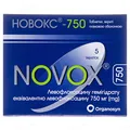 Новокс-750 таблетки, в/плів. обол. по 750 мг №5