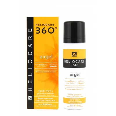 Сонцезахисний ультралегкий гель Cantabria Labs Heliocare 360 Airgel з SPF 50+, 60 мл