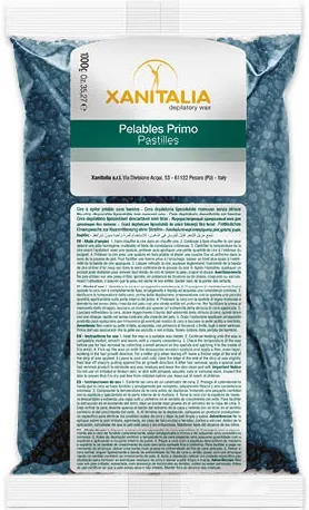 Віск для депіляції Xanitalia Pelables Primo Azulene гарячий в гранулах Азулен, 1000 г