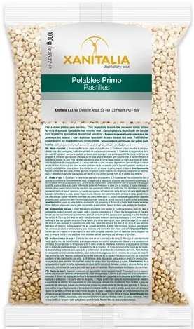 Віск для депіляції Xanitalia Pelables Primo White Vanilla гарячий в гранулах Ваніль, 1000 г