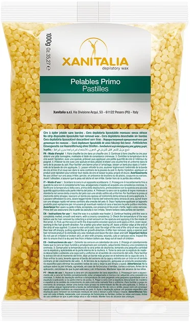 Віск для депіляції Xanitalia Pelables Primo Honey гарячий в гранулах Мед, 1000 г