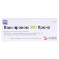 Вальпроком 300 хроно таблетки, п/плен. обол., прол./д. №100 (10х10)