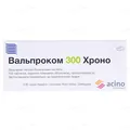 Вальпроком 300 хроно таблетки, в/плів. обол., прол./д. №100 (10х10)
