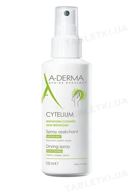 Спрей для шкіри обличчя і тіла A-Derma Cytelium заспокійливий, 100 мл