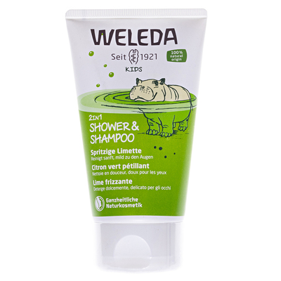 Шампунь-гель Weleda Kids 2 в 1 для детей Лайм, 150 мл
