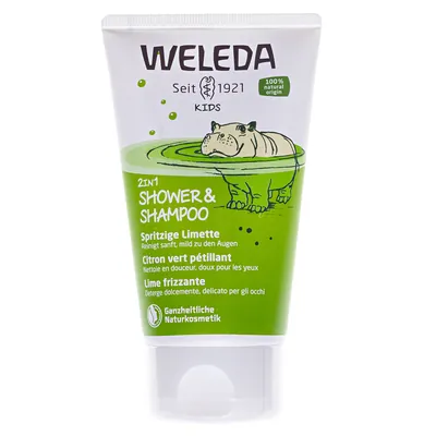 Шампунь-гель Weleda Kids 2 в 1 для дітей Лайм, 150 мл