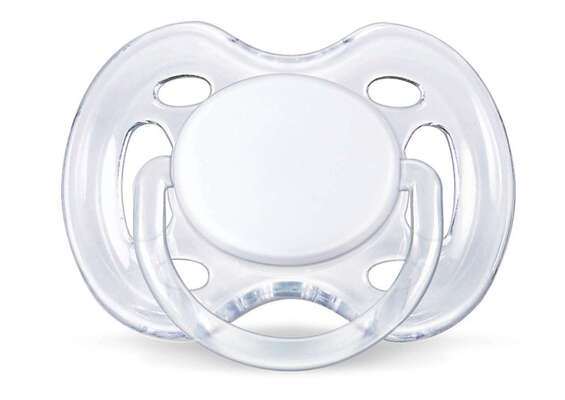 Пустышка силиконовая Philips Avent Freeflow SCF178/23 ортодонтическая дышащая, 0-6 месяцев, 2 шт