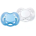 Пустушка силіконова Philips Avent Freeflow SCF178/23 ортодонтична дихаюча, 0-6 місяців, 2 шт